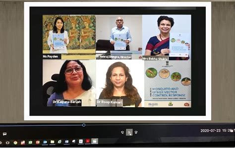 NVBDCP and WHO India jointly organized a webinar on vector .